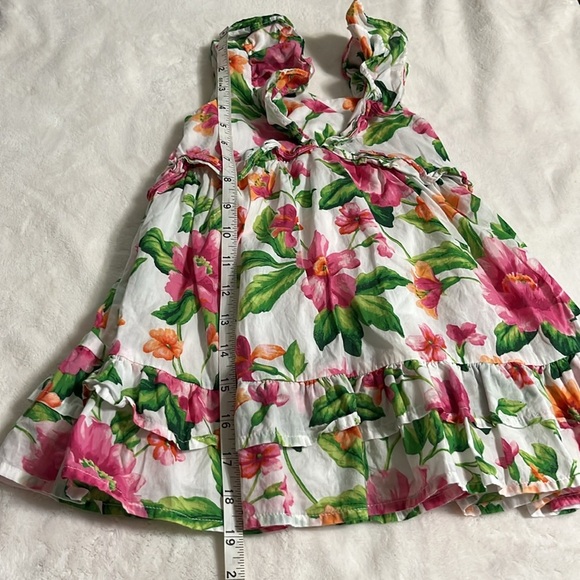 Janie and Jack Pink and Green Floral Dress - Picture 8 of 8